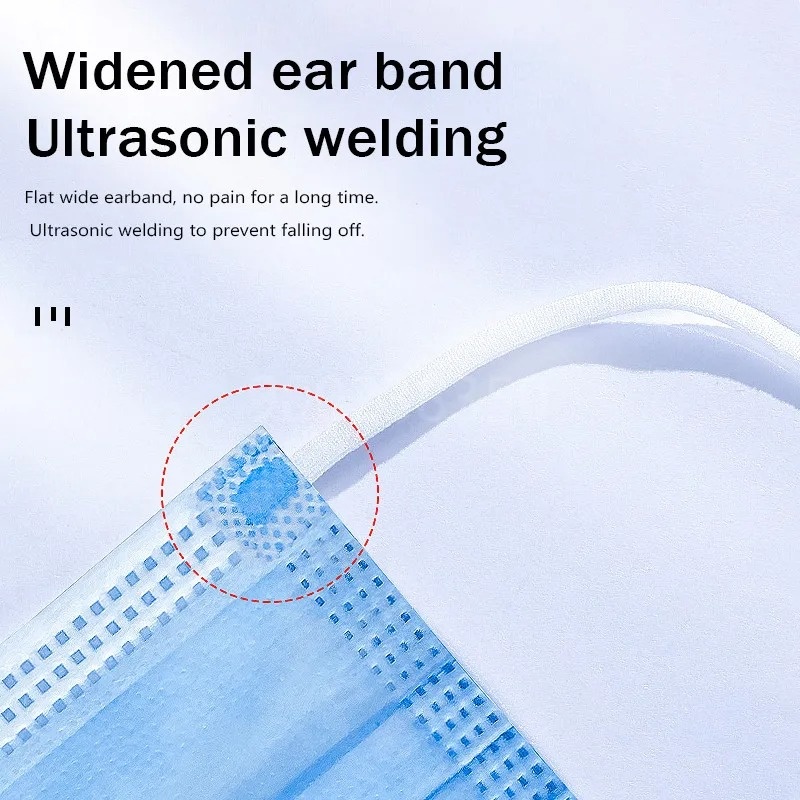 50-500 stuks wegwerpmondkapjes - Disposable Mask Blue recensie en prijs